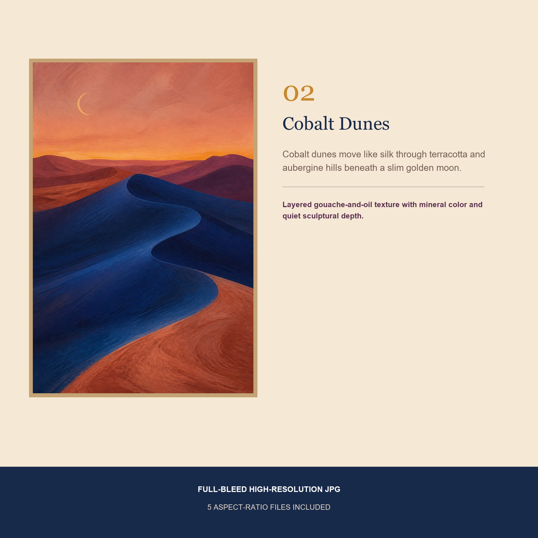 Terra Solis Printable Wall Art Set of 4 | Desert Modern Landscape Digital Prints
