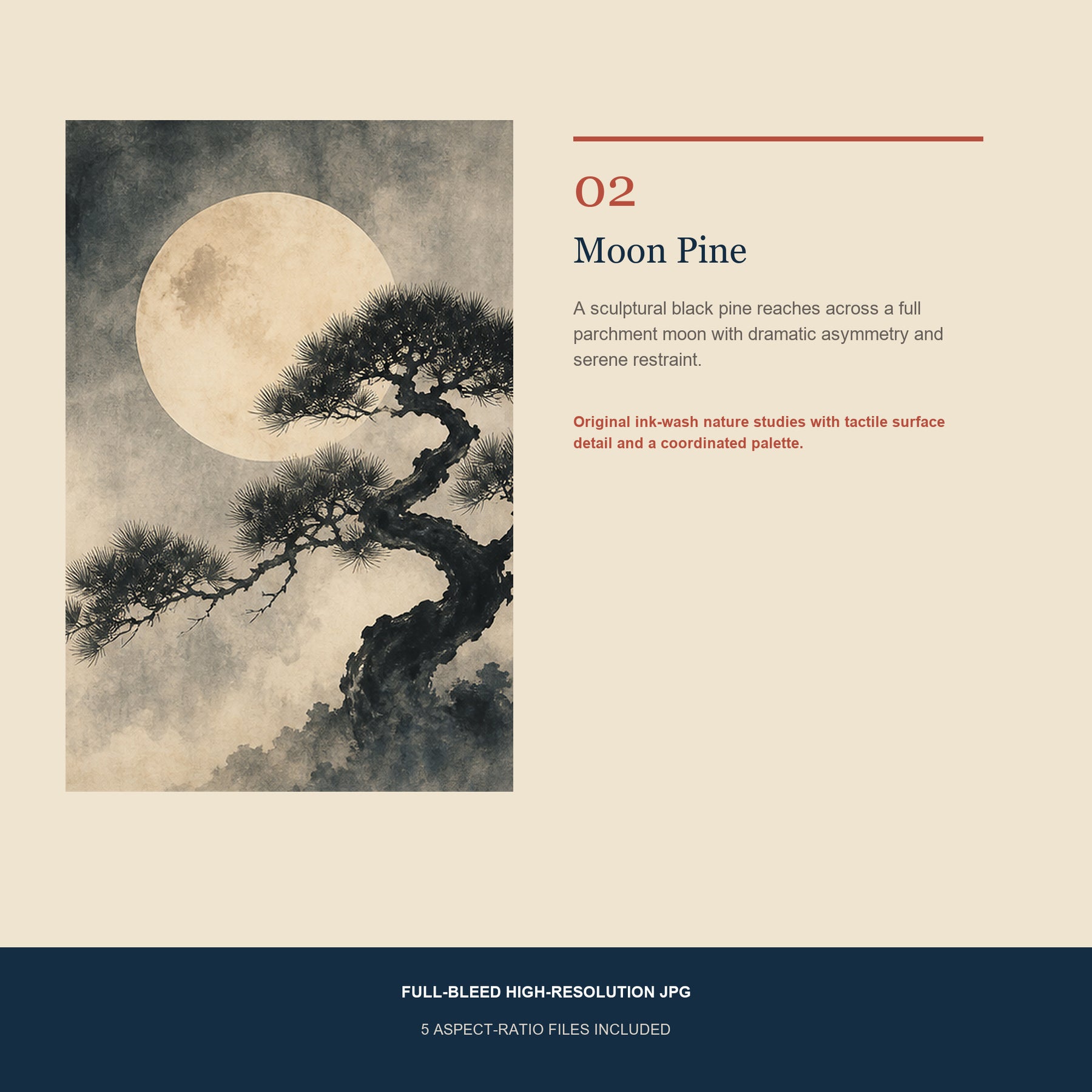 Kyoto Stillness Printable Wall Art Set of 4 | Japanese-Inspired Set of Four Digital Prints