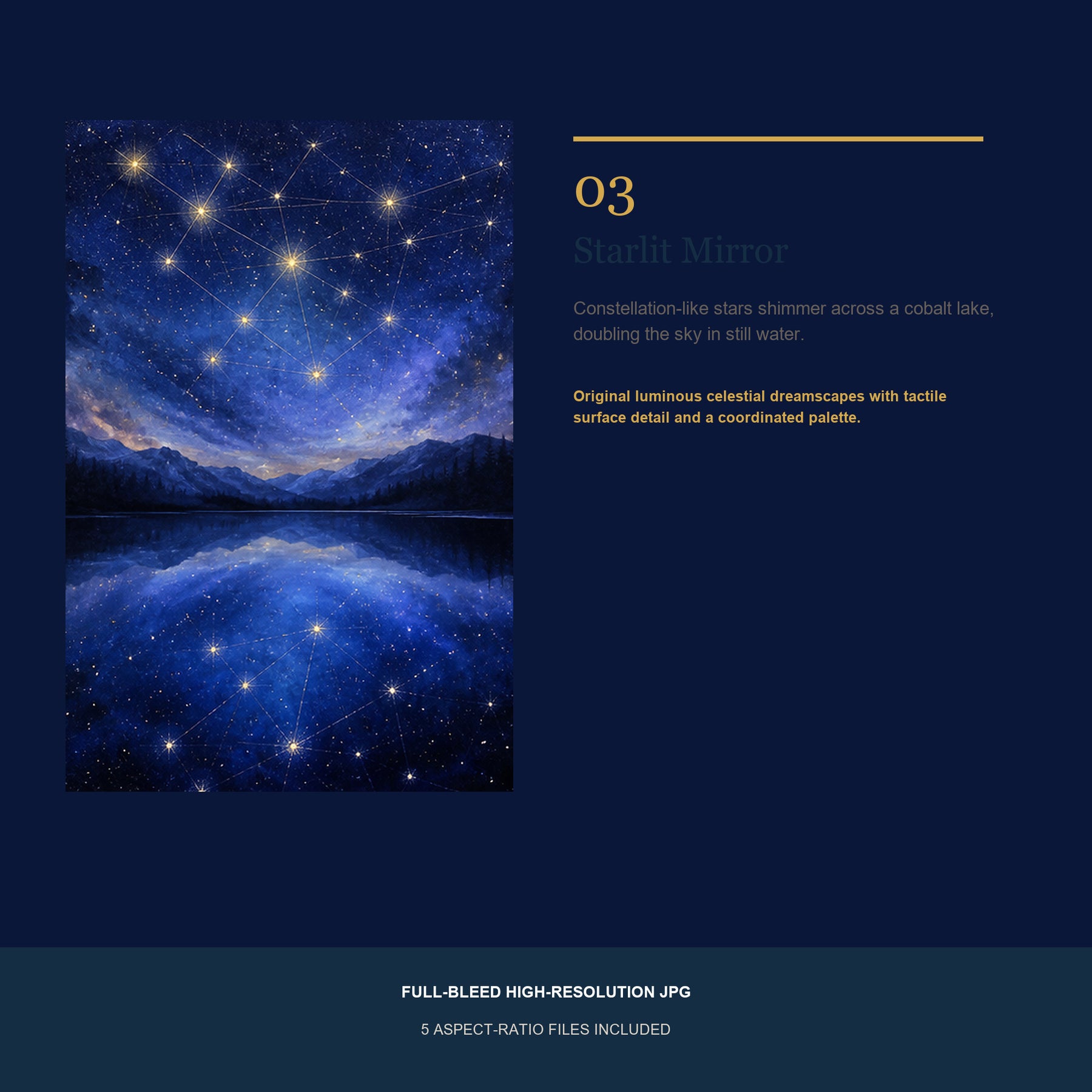 Celestial Tides Printable Wall Art Set of 4 | Dreamy Celestial Set of Four Digital Prints