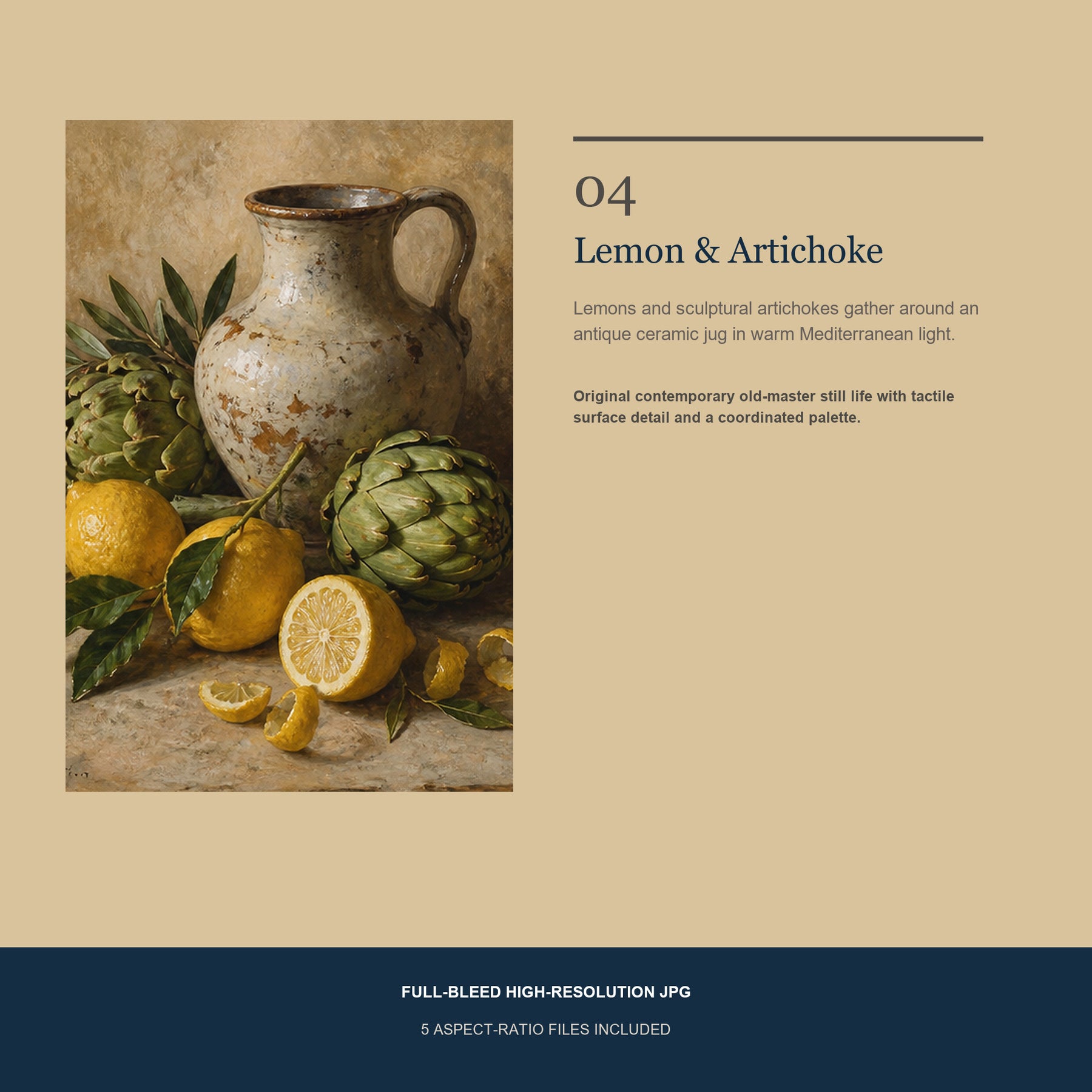 Harvest Table Printable Wall Art Set of 4 | European Still Life Set of Four Digital Prints