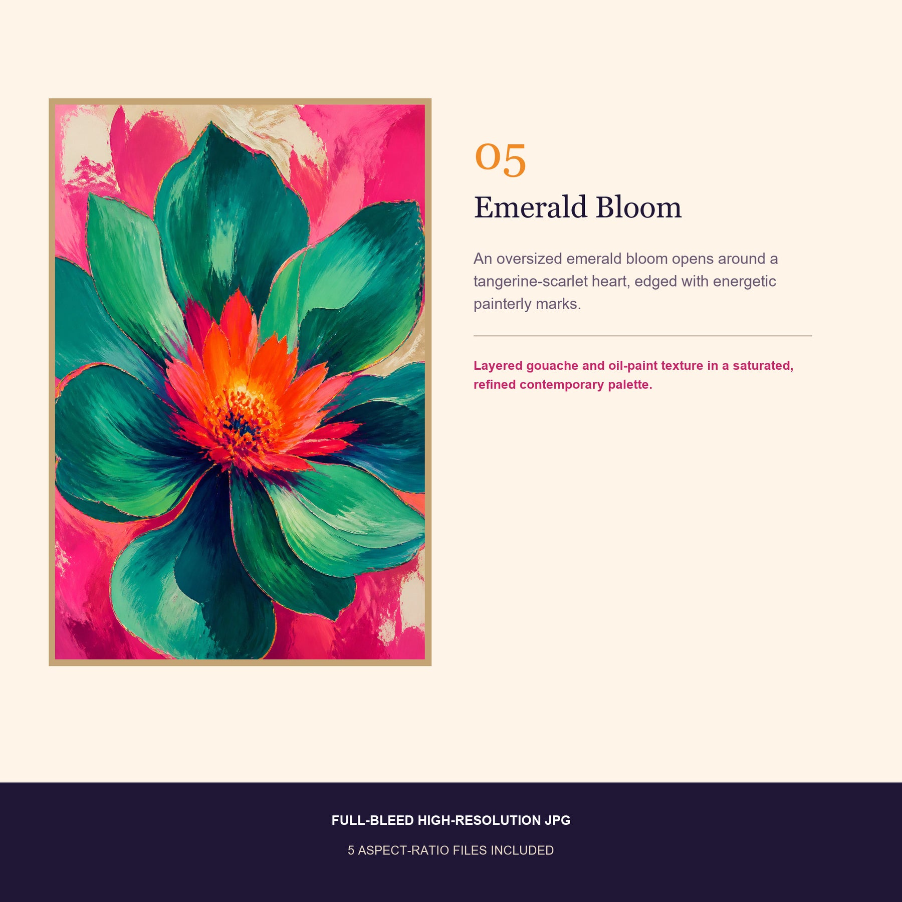 Vivid Reverie Printable Wall Art Set of 6 | Bold Colorful Gallery Wall Digital Prints