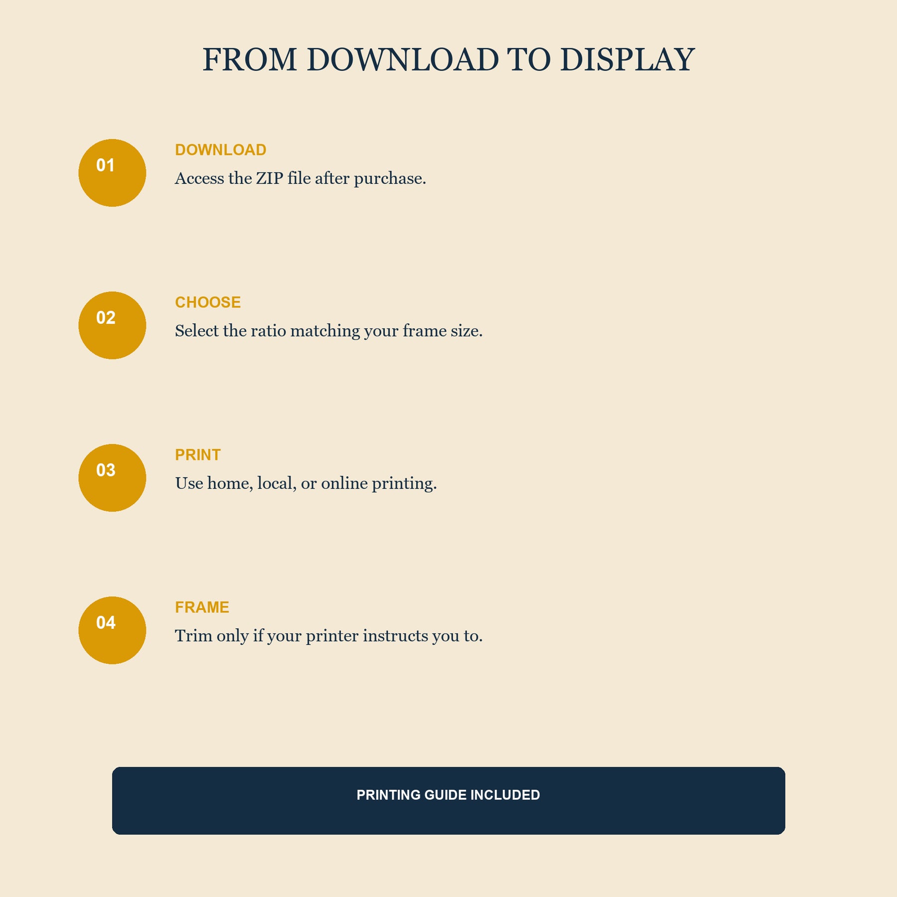 Modern Tempo Printable Wall Art Set of 4 | Bold Geometric Set of Four Digital Prints